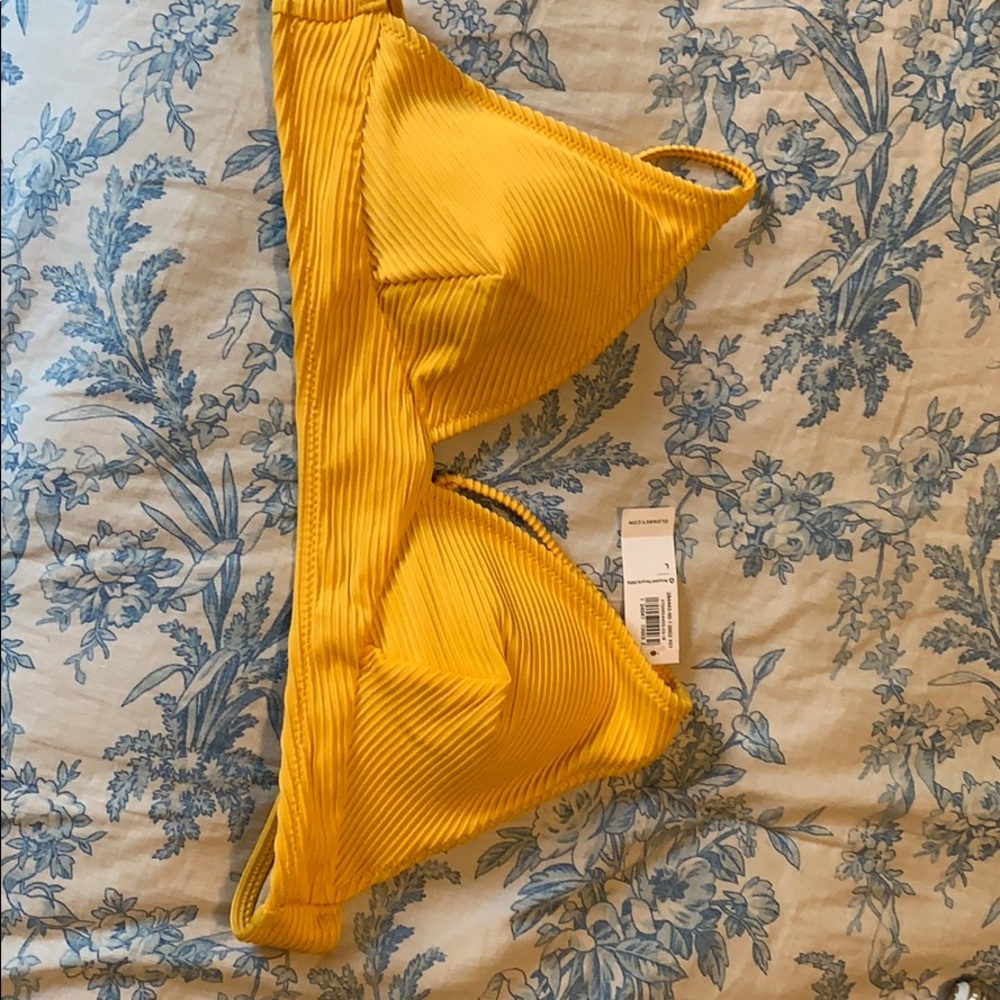 Yellow bikini top